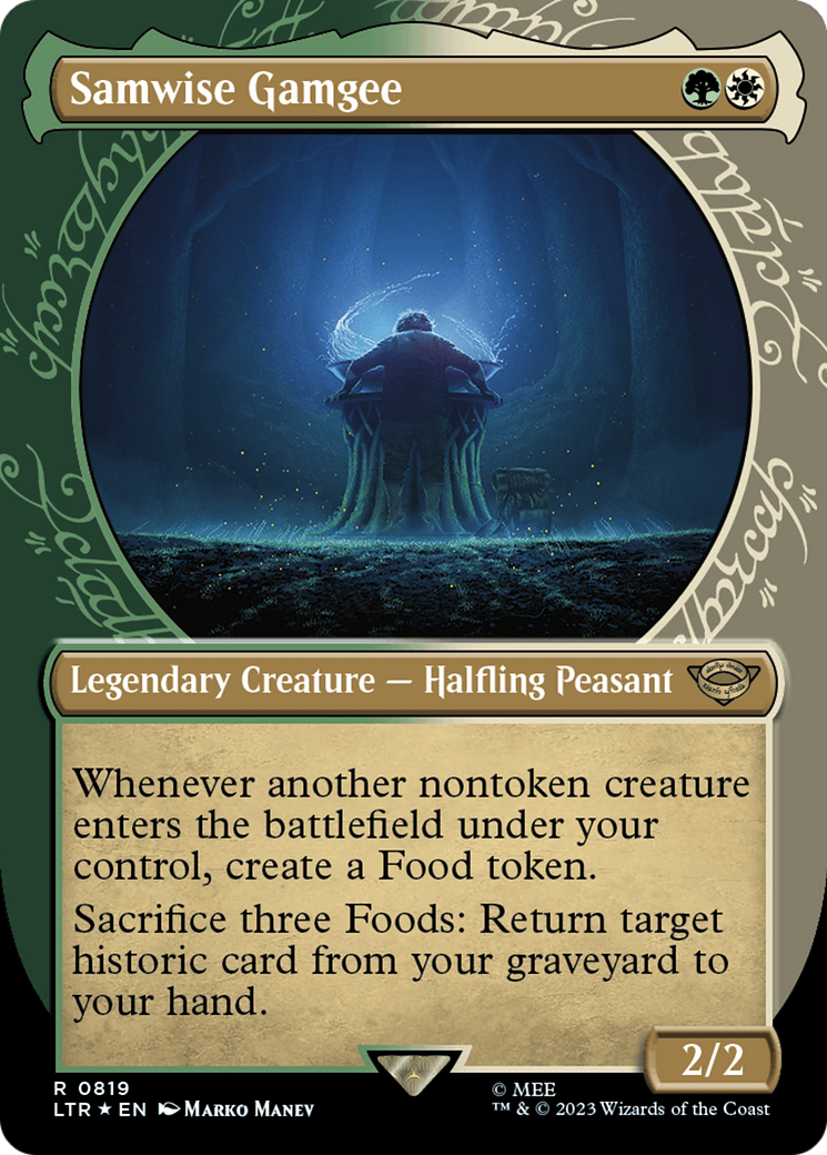 Image of Samwise Gamgee (Showcase) (Surge Foil) [The Lord of the Rings: Tales of Middle-Earth]