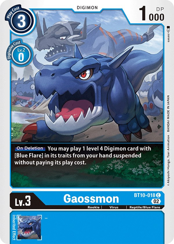 Image of Gaossmon [BT10-018] [Xros Encounter]