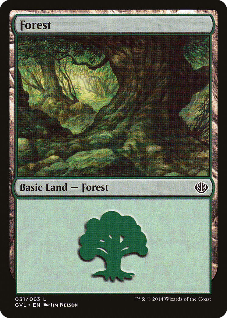 Image of Forest (31) (Garruk vs. Liliana) [Duel Decks Anthology]