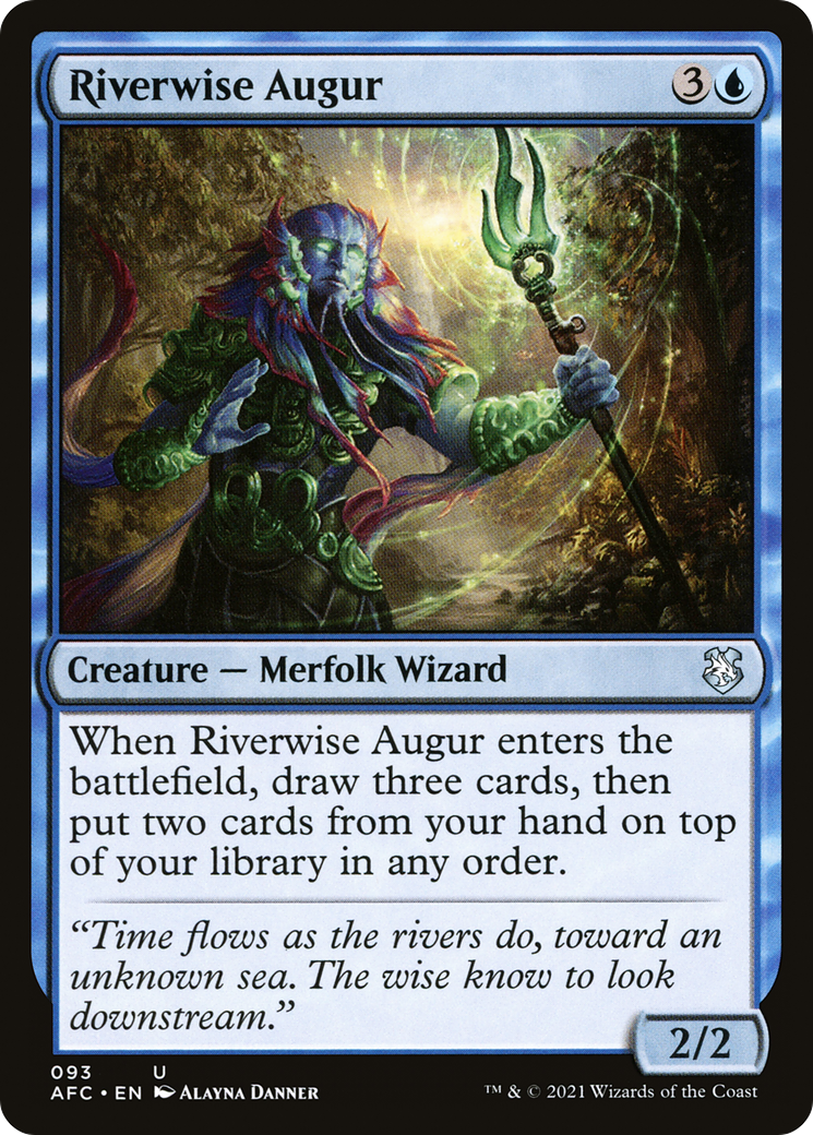 Image of Riverwise Augur [Dungeons & Dragons: Adventures in the Forgotten Realms Commander]
