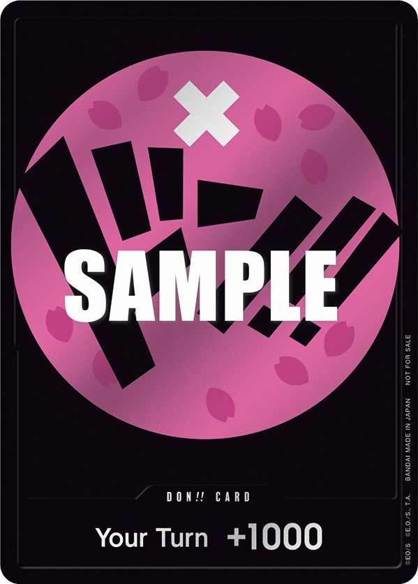 Image of DON!! Card (Pink) [One Piece Promotion Cards]