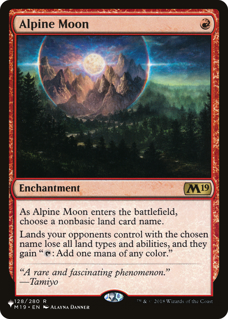 Image of Alpine Moon [The List]