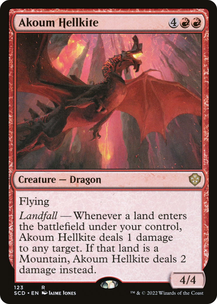 Image of Akoum Hellkite [Starter Commander Decks]