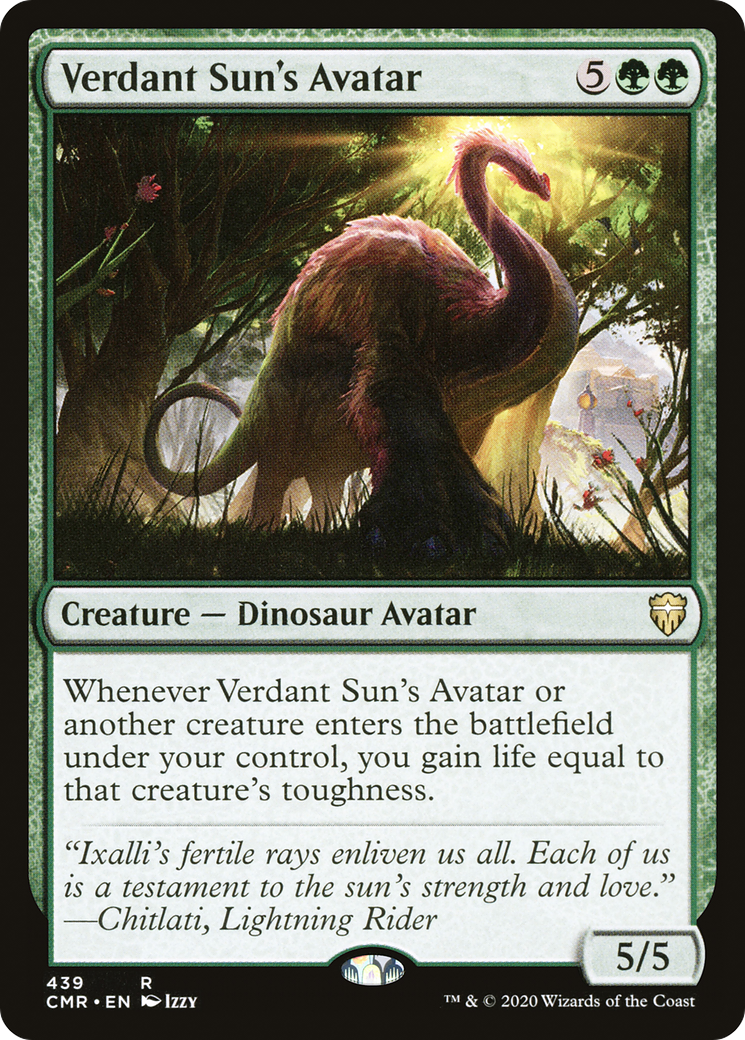 Image of Verdant Sun's Avatar [Commander Legends]