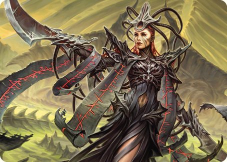 Image of Testament Bearer Art Card [Phyrexia: All Will Be One Art Series]