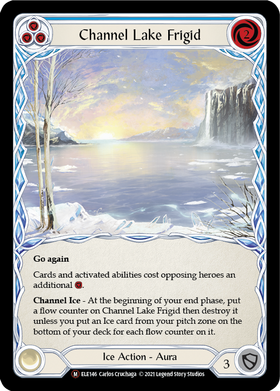 Image of Channel Lake Frigid [U-ELE146] (Tales of Aria Unlimited)  Unlimited Rainbow Foil