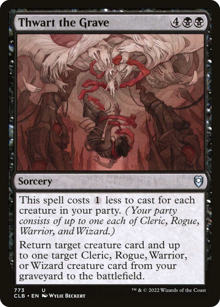 Image of Thwart the Grave [Commander Legends: Battle for Baldur's Gate]