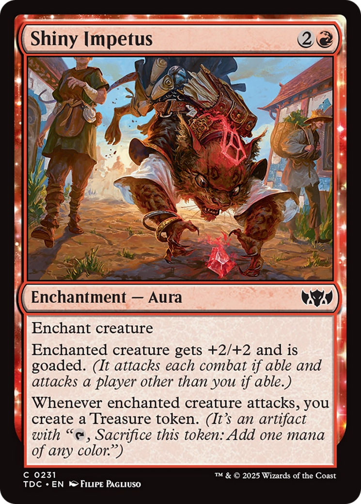Image of Shiny Impetus [Tarkir: Dragonstorm Commander]