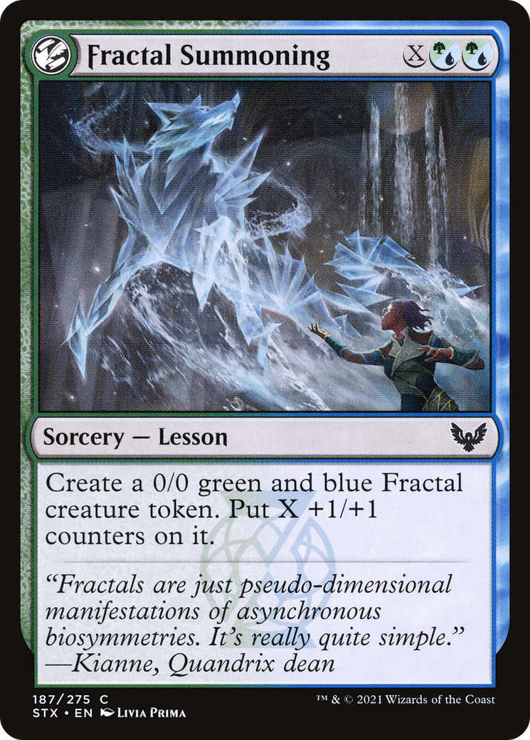 Image of Fractal Summoning [Strixhaven: School of Mages]