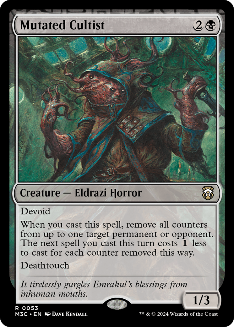 Image of Mutated Cultist [Modern Horizons 3 Commander]