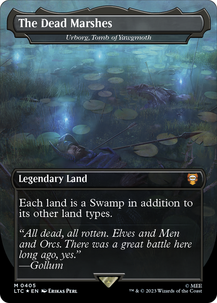 Image of The Dead Marshes - Urborg, Tomb of Yawgmoth (Surge Foil Realms and Relics) [The Lord of the Rings: Tales of Middle-Earth Commander]