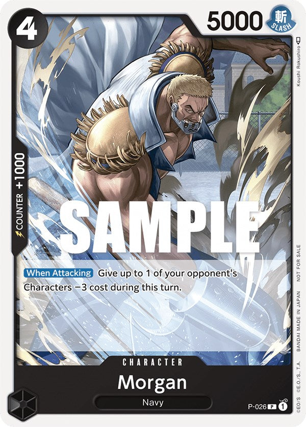 Image of Morgan (Pirates Party Vol. 2) [One Piece Promotion Cards]