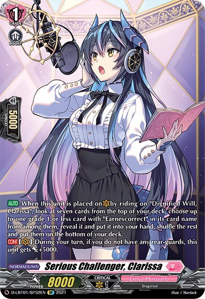 Image of Serious Challenger, Clarissa (D-LBT01/SP32EN) [Lyrical Melody]