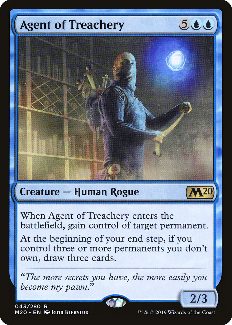 Image of Agent of Treachery [Core Set 2020]
