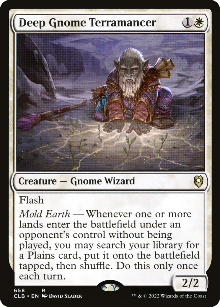 Image of Deep Gnome Terramancer [Commander Legends: Battle for Baldur's Gate]
