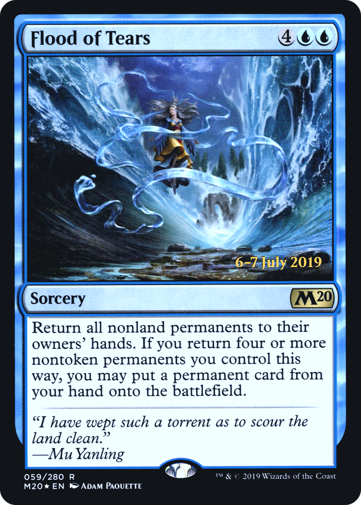 Image of Flood of Tears [Core Set 2020 Prerelease Promos]