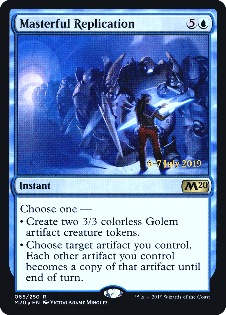 Image of Masterful Replication [Core Set 2020 Prerelease Promos]