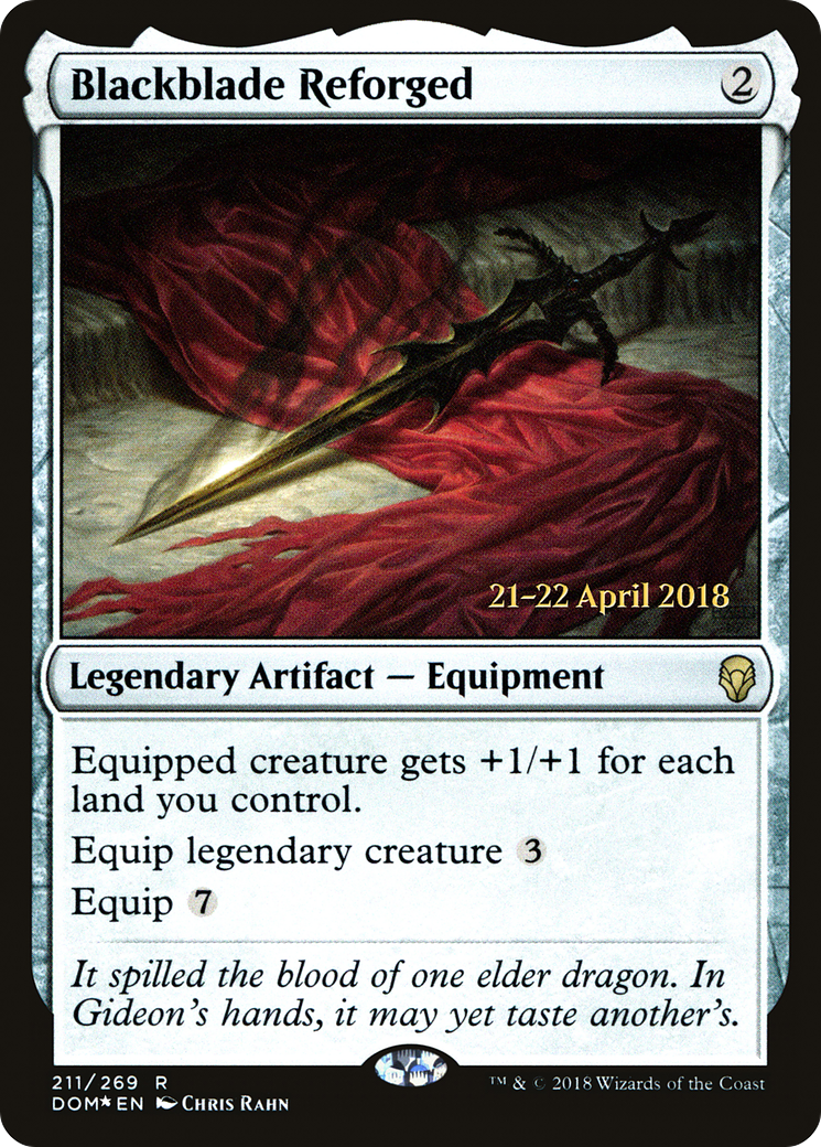 Image of Blackblade Reforged [Dominaria Prerelease Promos]