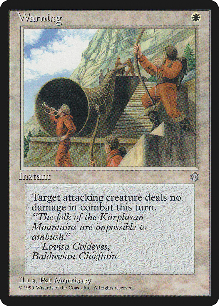 Image of Warning [Ice Age]
