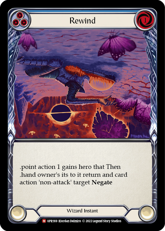 Image of Rewind (Alternate Art) [UPR169] (Uprising)  Rainbow Foil