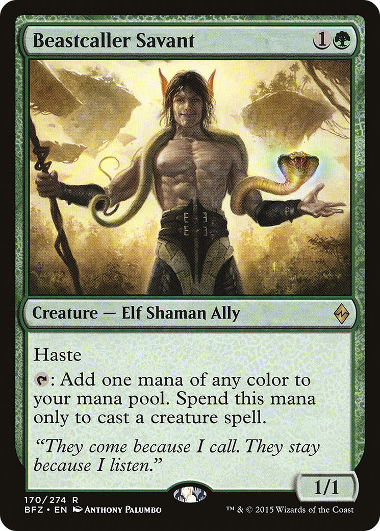 Image of Beastcaller Savant [Battle for Zendikar]