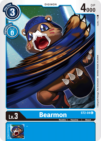 Image of Bearmon [ST2-04] [Starter Deck: Cocytus Blue]