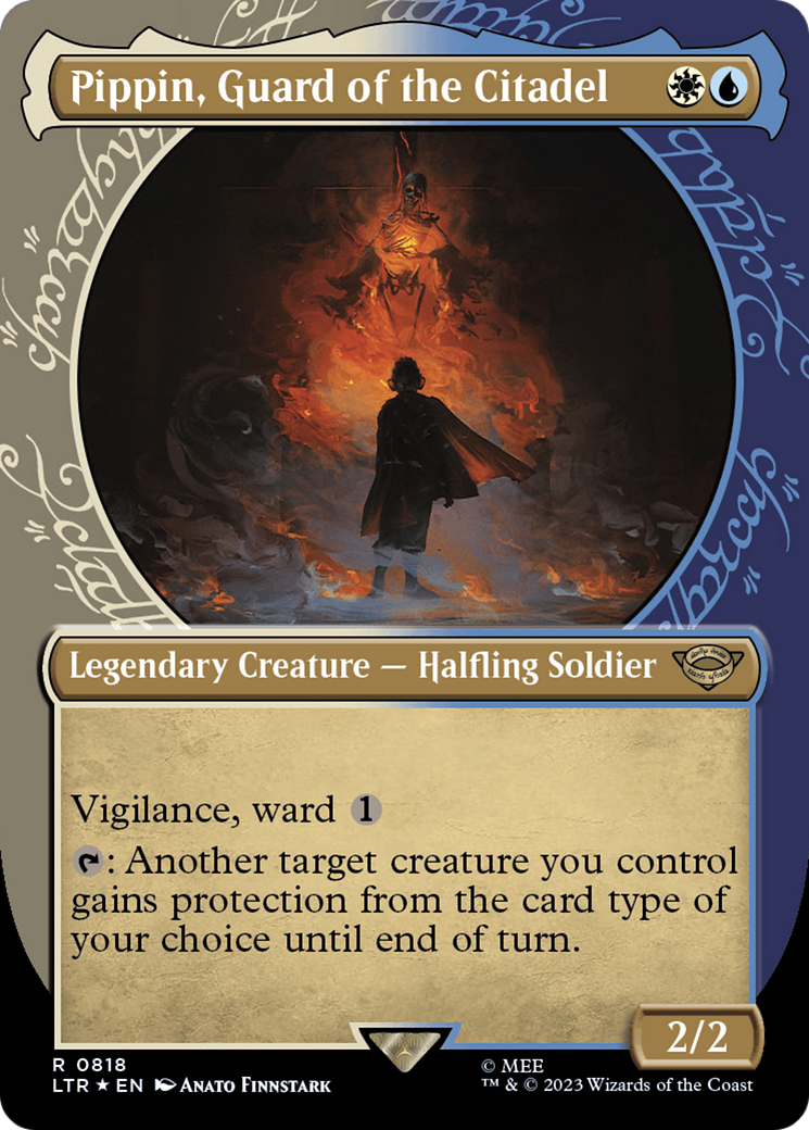 Image of Pippin, Guard of the Citadel (Showcase) (Surge Foil) [The Lord of the Rings: Tales of Middle-Earth]