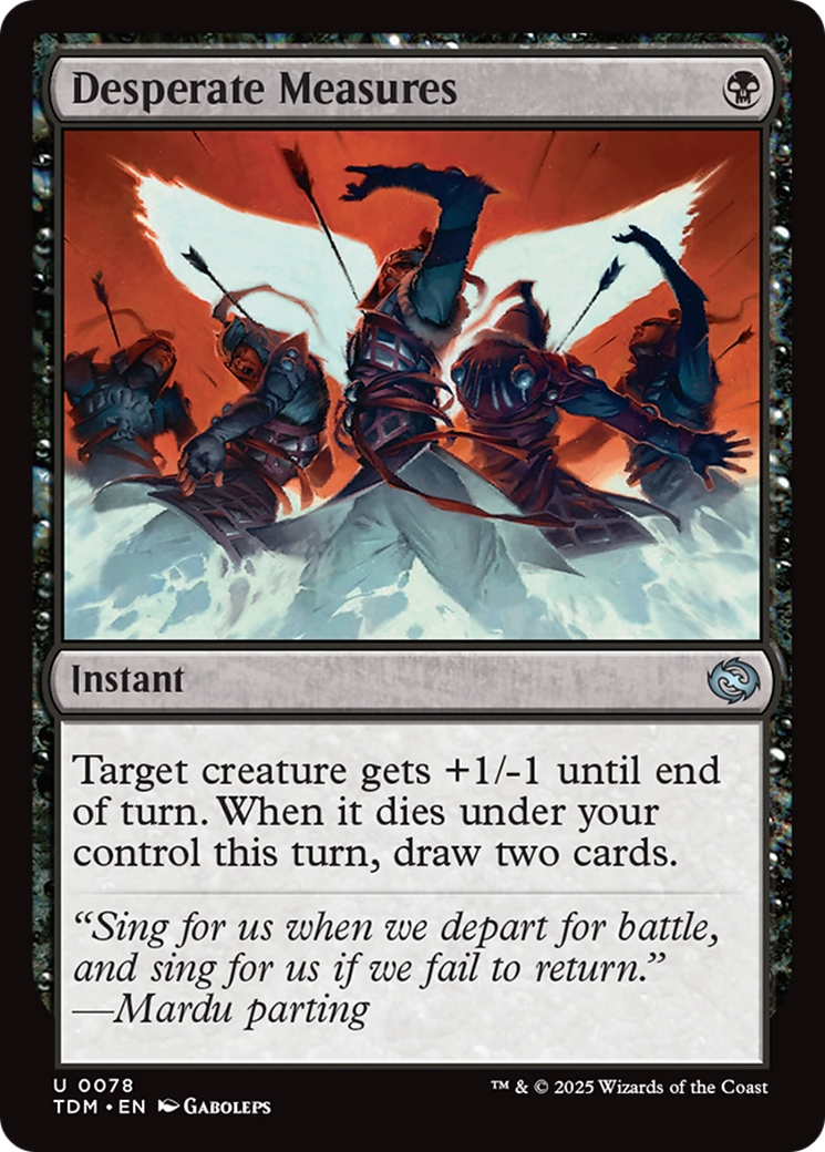 Image of Desperate Measures [Tarkir: Dragonstorm]