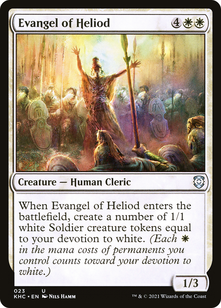 Image of Evangel of Heliod [Kaldheim Commander]