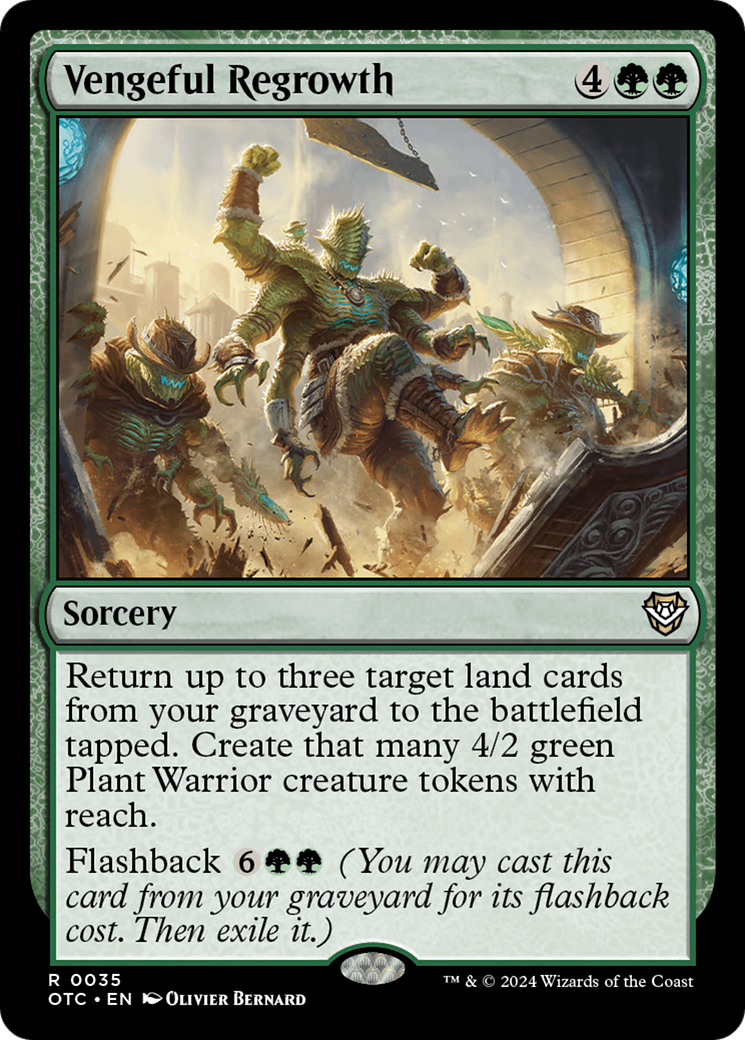 Image of Vengeful Regrowth [Outlaws of Thunder Junction Commander]
