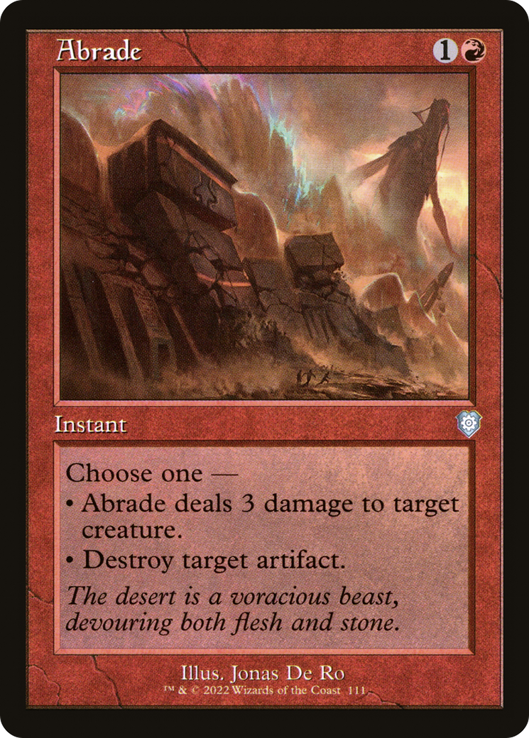 Image of Abrade (Retro) [The Brothers' War Commander]