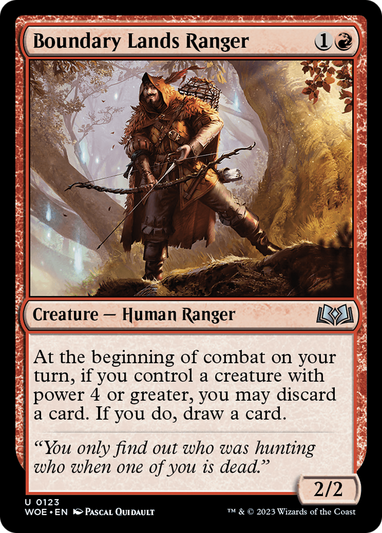 Image of Boundary Lands Ranger [Wilds of Eldraine]