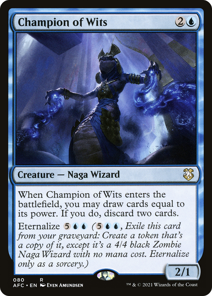 Image of Champion of Wits [Dungeons & Dragons: Adventures in the Forgotten Realms Commander]