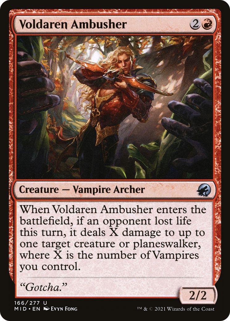 Image of Voldaren Ambusher [Innistrad: Midnight Hunt]
