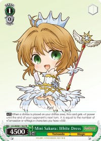 Image of Mini Sakura: White Dress (CCS/WX01-102 PR) (Promo) [Cardcaptor Sakura: Clear Card]
