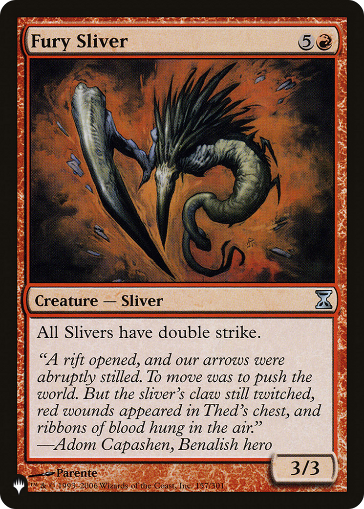 Image of Fury Sliver [The List]