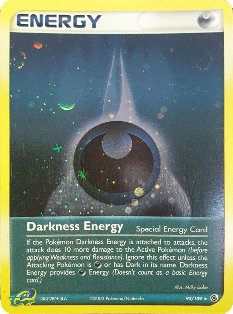 Image of Darkness Energy (93/109) (Cosmos Holo) [EX: Ruby & Sapphire]