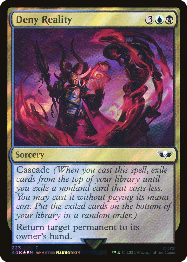 Image of Deny Reality (Surge Foil) [Warhammer 40,000]