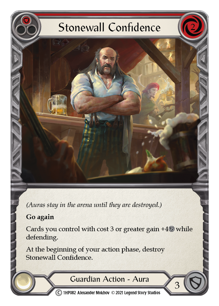 Image of Stonewall Confidence (Red) [1HP082] (History Pack 1)
