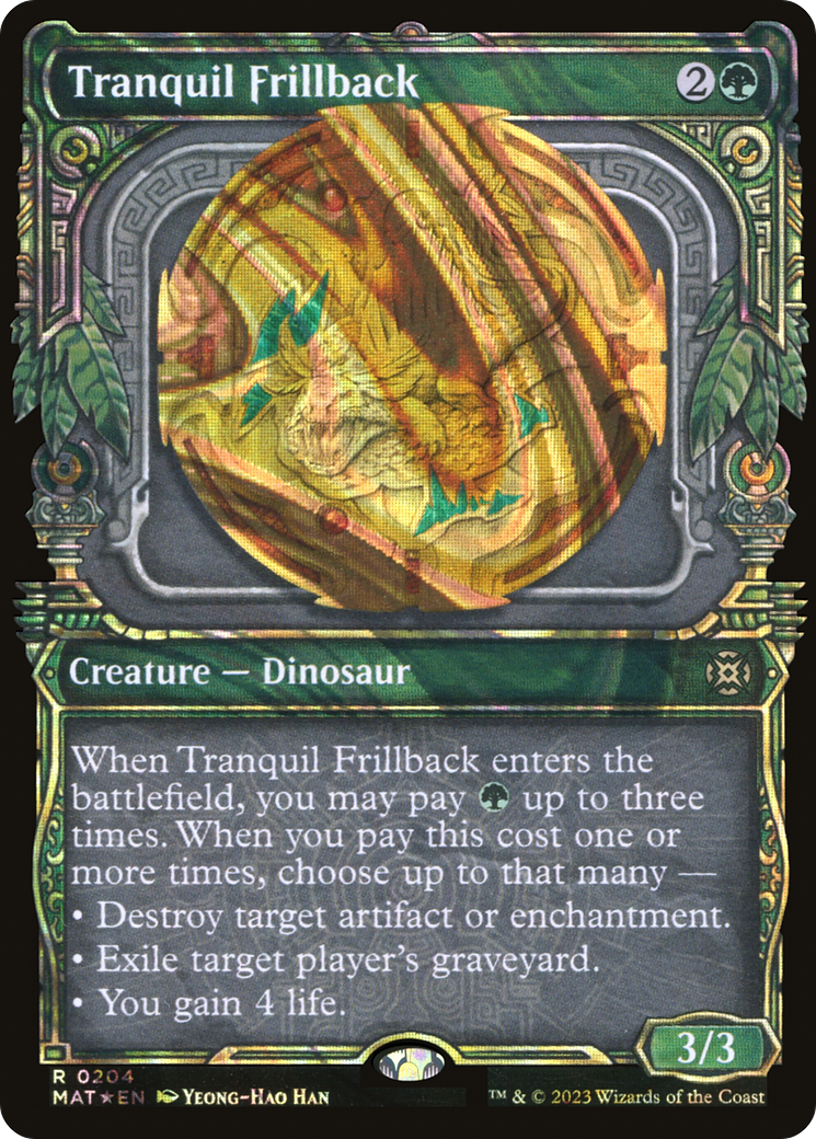 Image of Tranquil Frillback (Showcase Halo Foil) [March of the Machine: The Aftermath]