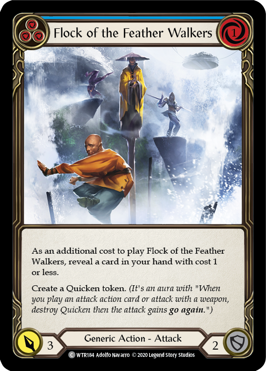 Image of Flock of the Feather Walkers (Blue) [U-WTR184] (Welcome to Rathe Unlimited)  Unlimited Normal