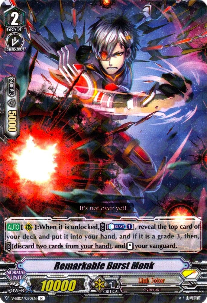 Image of Remarkable Burst Monk (V-EB07/030EN) [The Heroic Evolution]