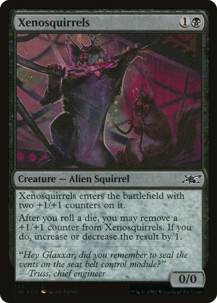 Image of Xenosquirrels (Galaxy Foil) [Unfinity]