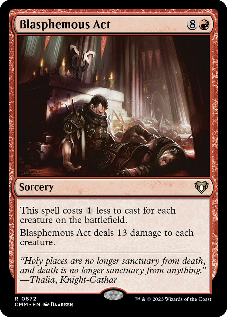 Image of Blasphemous Act [Commander Masters]