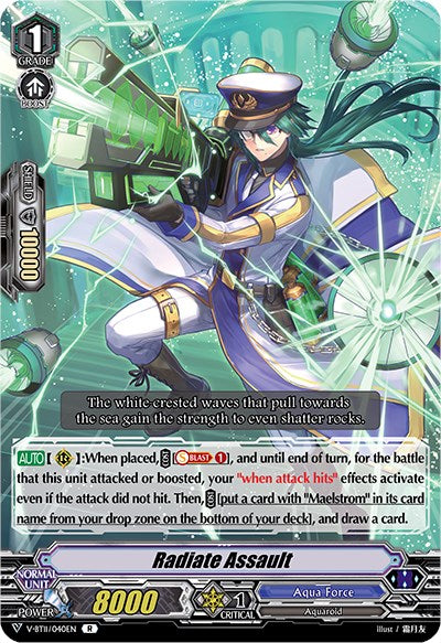 Image of Radiate Assault (V-BT11/040EN) [Storm of the Blue Cavalry]