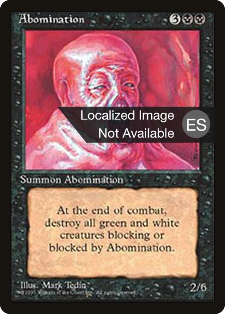 Image of Abomination [Fourth Edition (Foreign Black Border)]