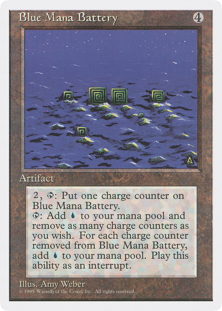 Image of Blue Mana Battery [Fourth Edition]