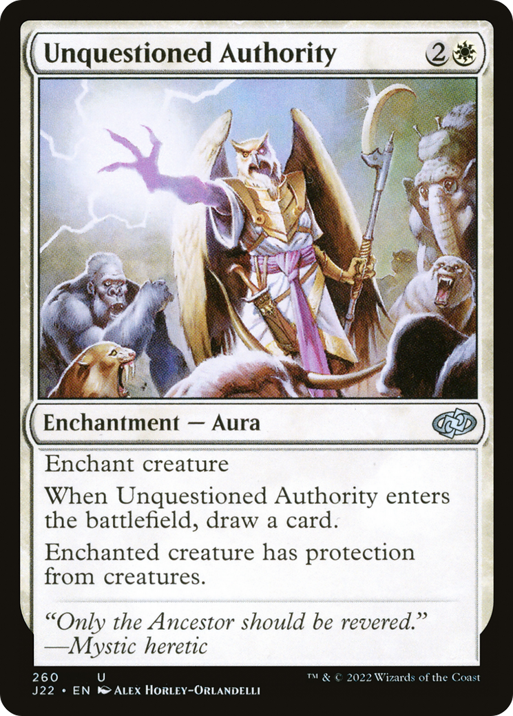 Image of Unquestioned Authority [Jumpstart 2022]