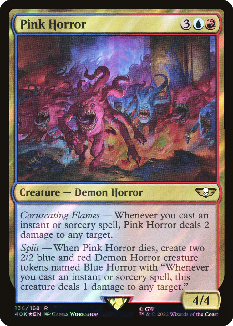 Image of Pink Horror (Surge Foil) [Warhammer 40,000]