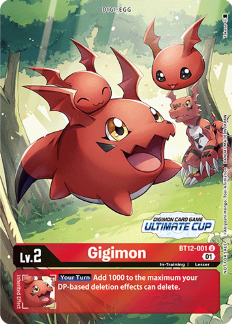 Image of Gigimon [BT12-001] (Ultimate Cup) [Across Time Promos]